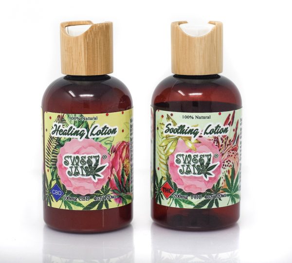CBD & THC Healing Lotions for Localized Relief | Sweet Jane Edibles