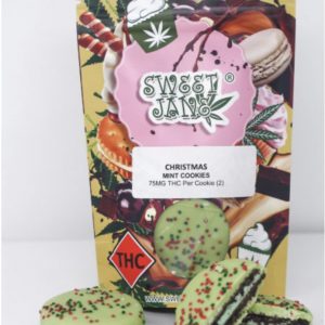 Christmas Mint THC Cookies | Sweetjaneedibles.com