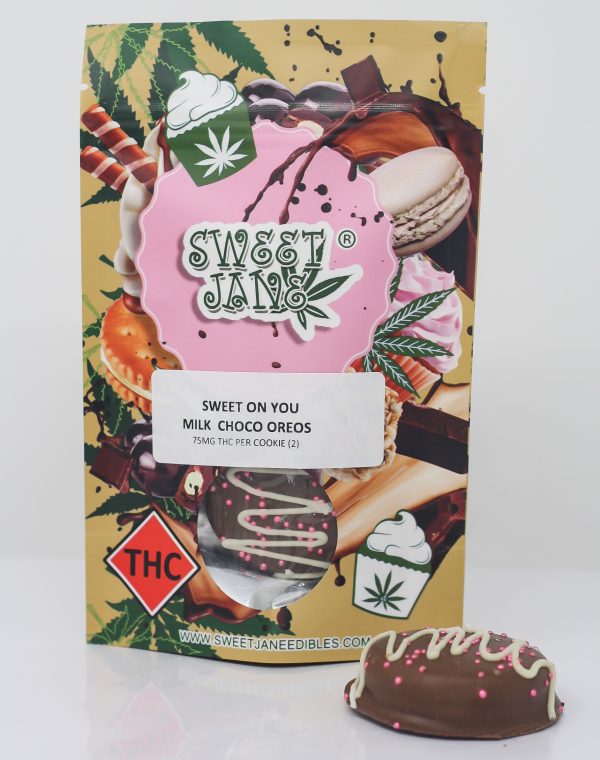 Sweet on You Milk Chocolate Covered Oreos | 75mg THC