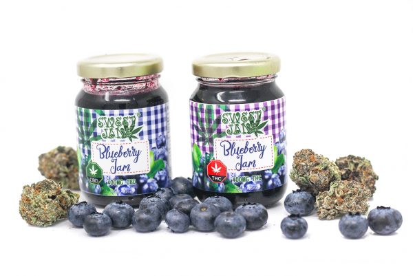 Sweet Jane Edibles' THC & CBD Blueberry Jam | 400mg per Jar