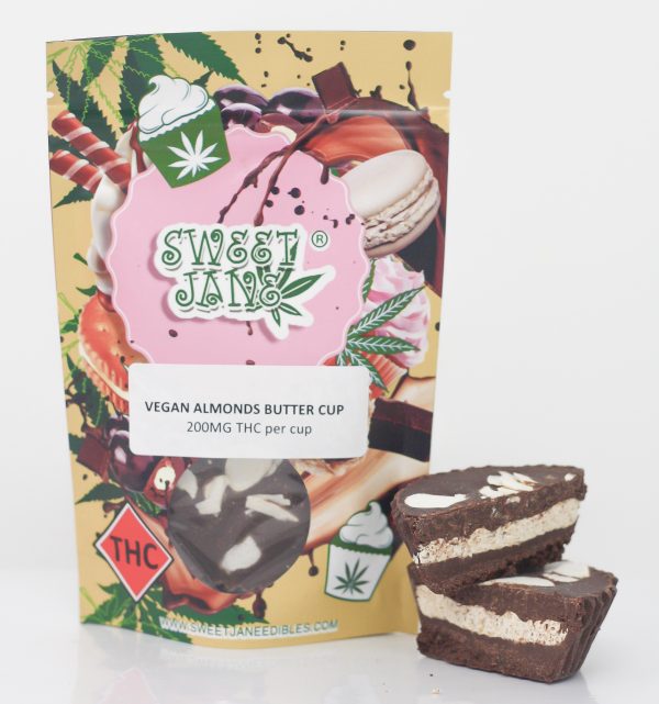 Experience Bliss with Vegan Almond Butter THC Cups