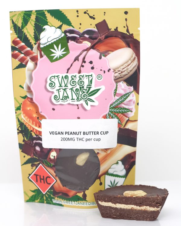 Indulge Responsibly with Vegan Peanut Butter THC Cups